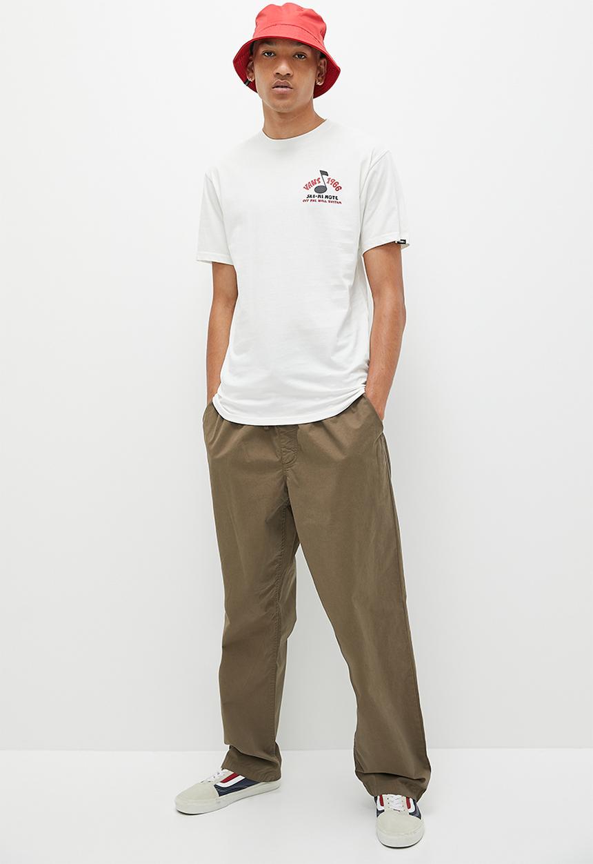 Vans - Range baggy tapered elastic waist pant canteen