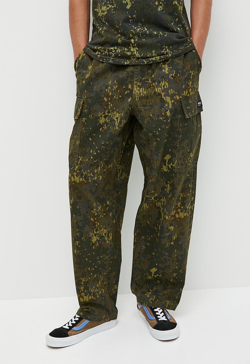 Vans - Range cargo baggy tapered elastic pant grape leaf - green 