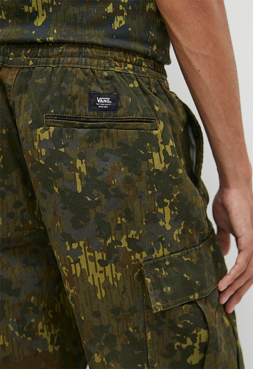 Vans - Range cargo baggy tapered elastic pant grape leaf - green 