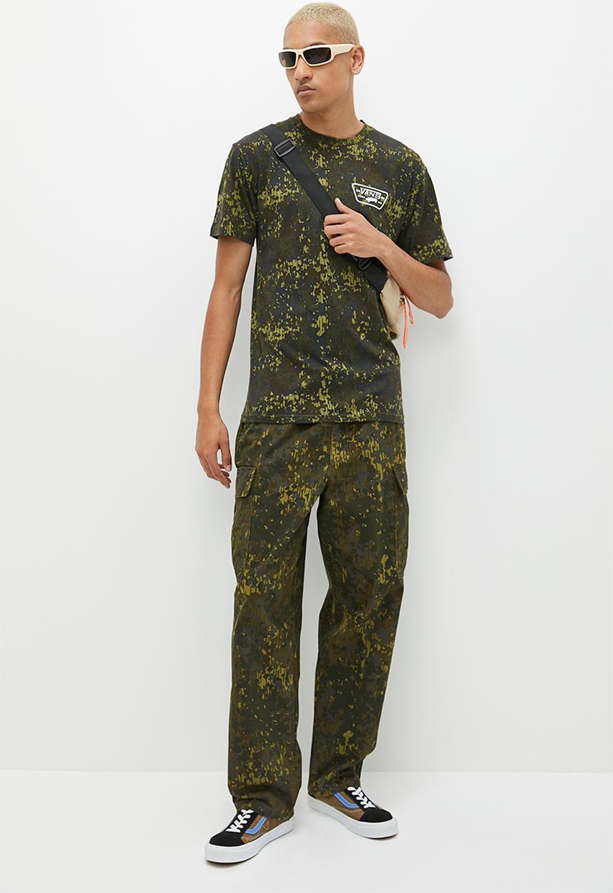 Vans - Range cargo baggy tapered elastic pant grape leaf - green 