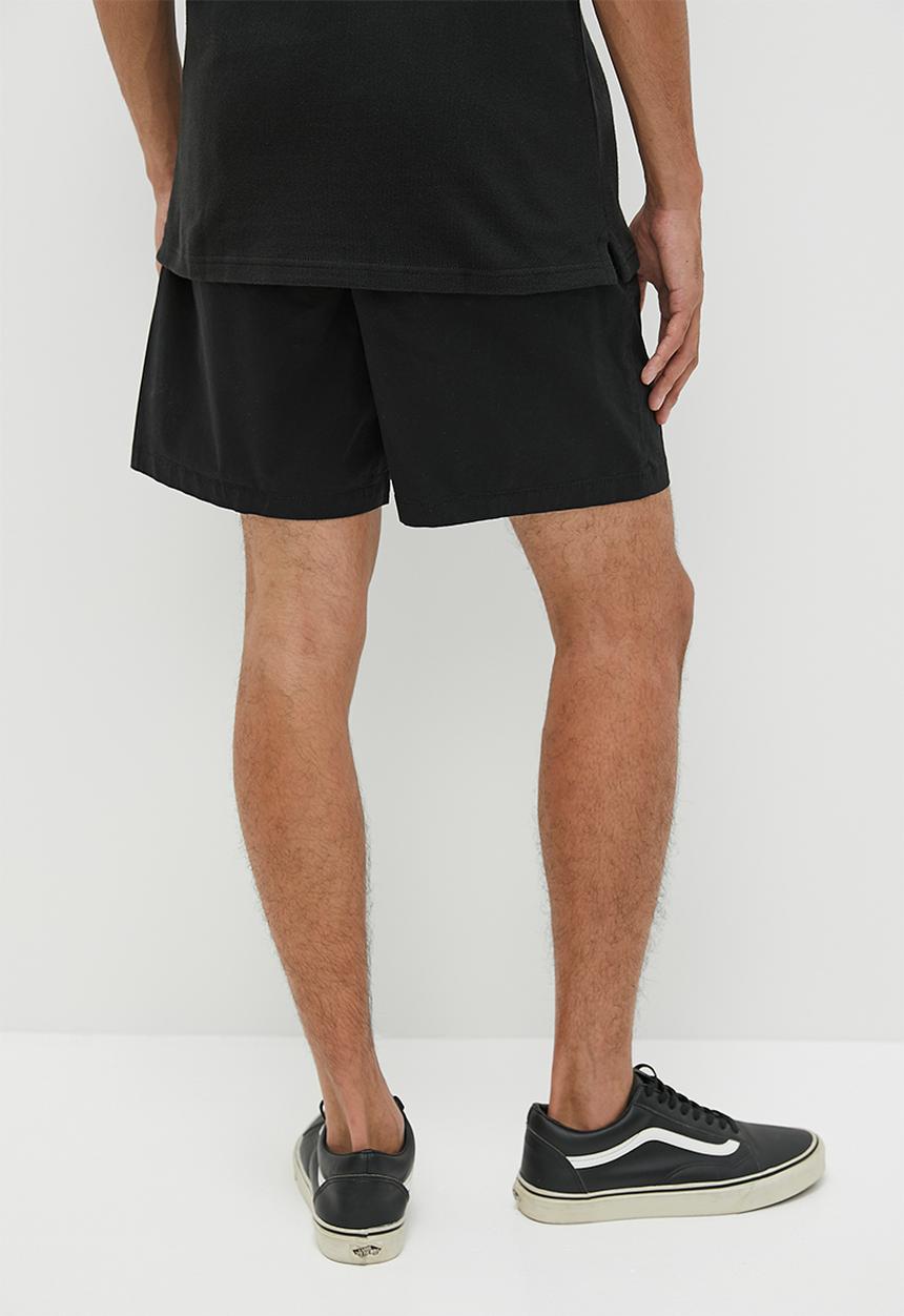 Vans - Mn range relaxed elastic short - black