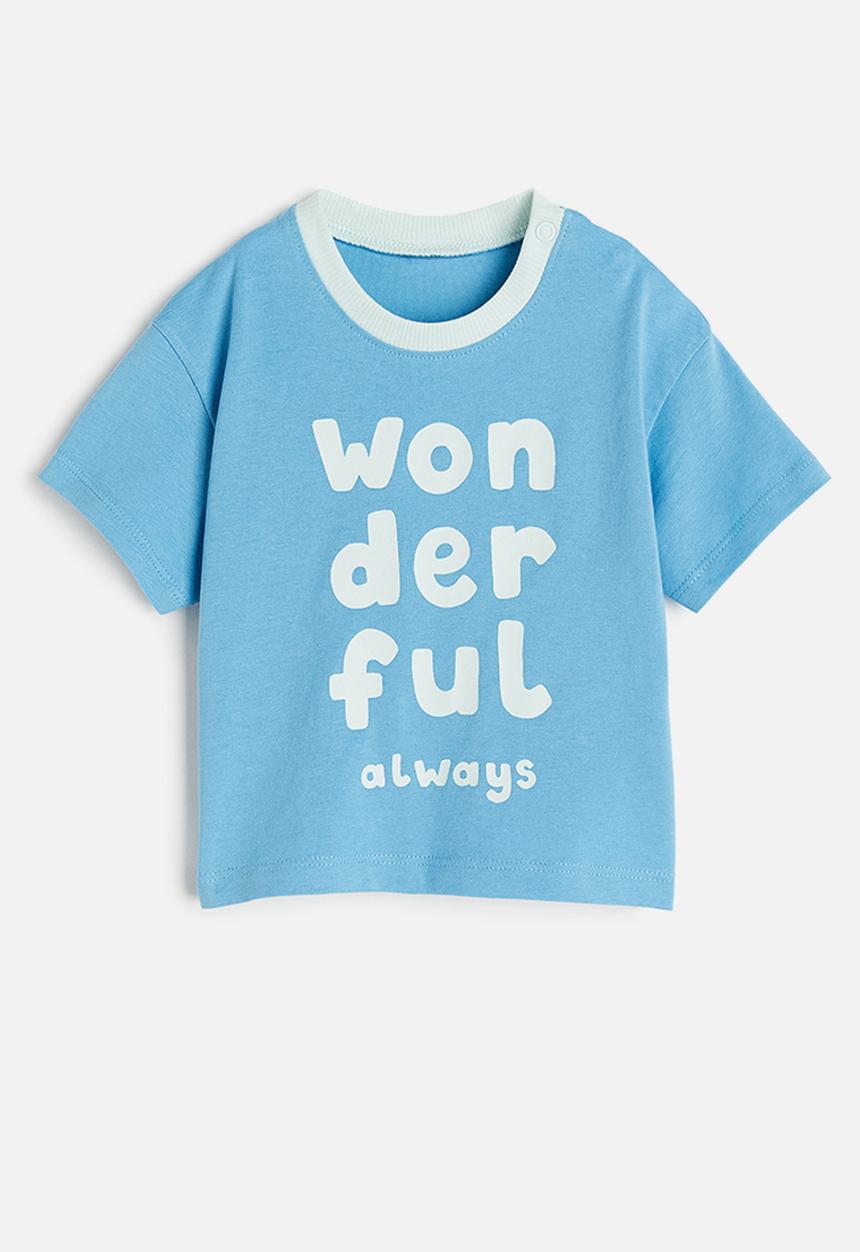 H&M - Printed t-shirt - blue wonderful