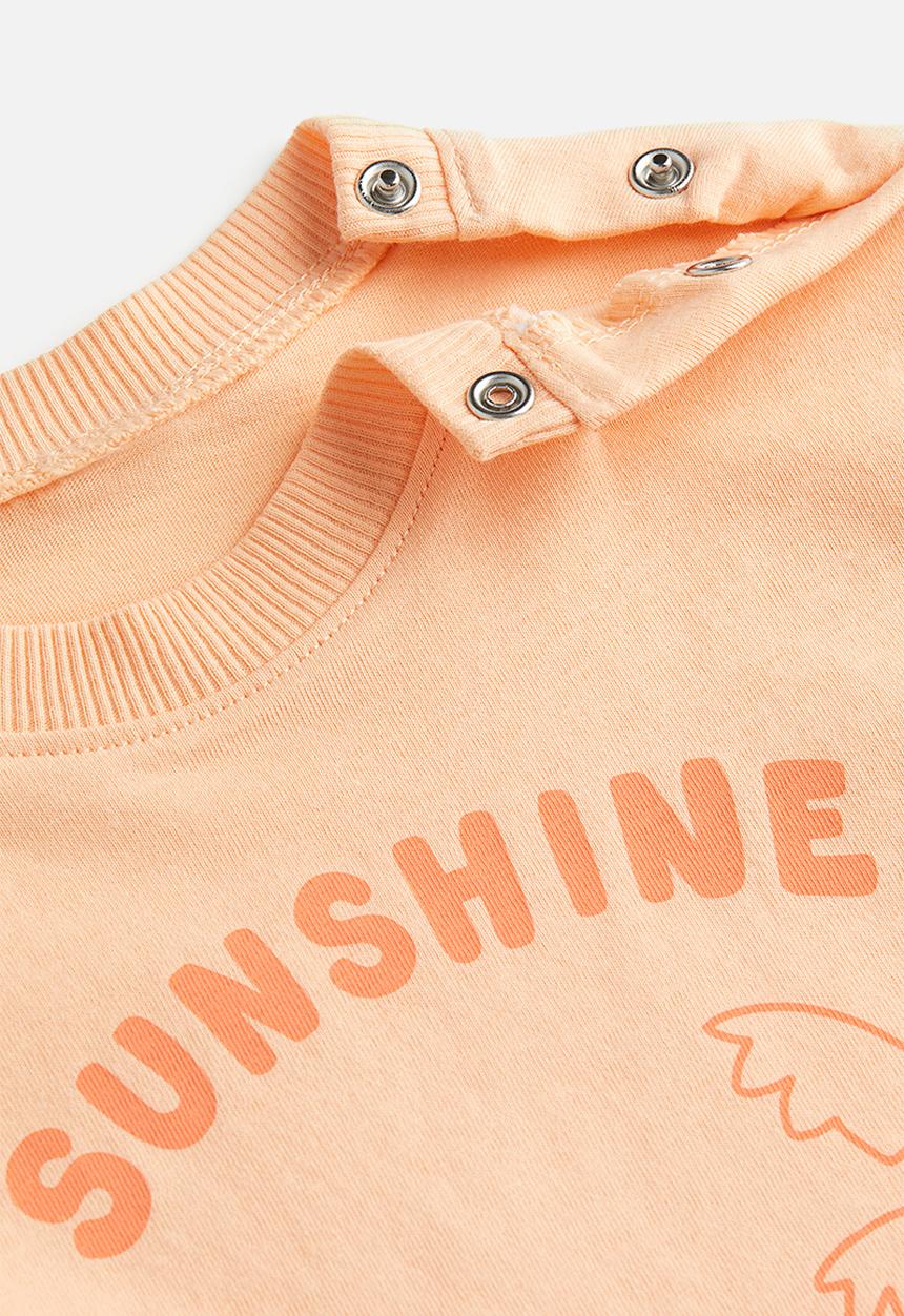 H&M - Printed t-shirt - apricot palm trees 