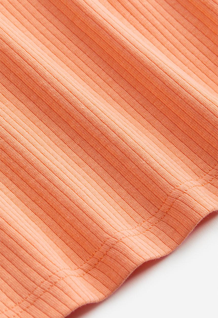 H&M - Ribbed vest top - coral 