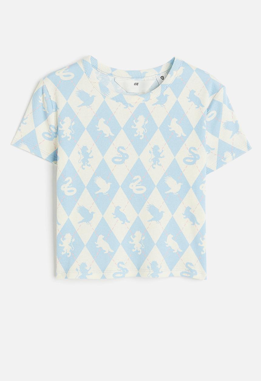 H&M - Printed t-shirt - light blue harry potter