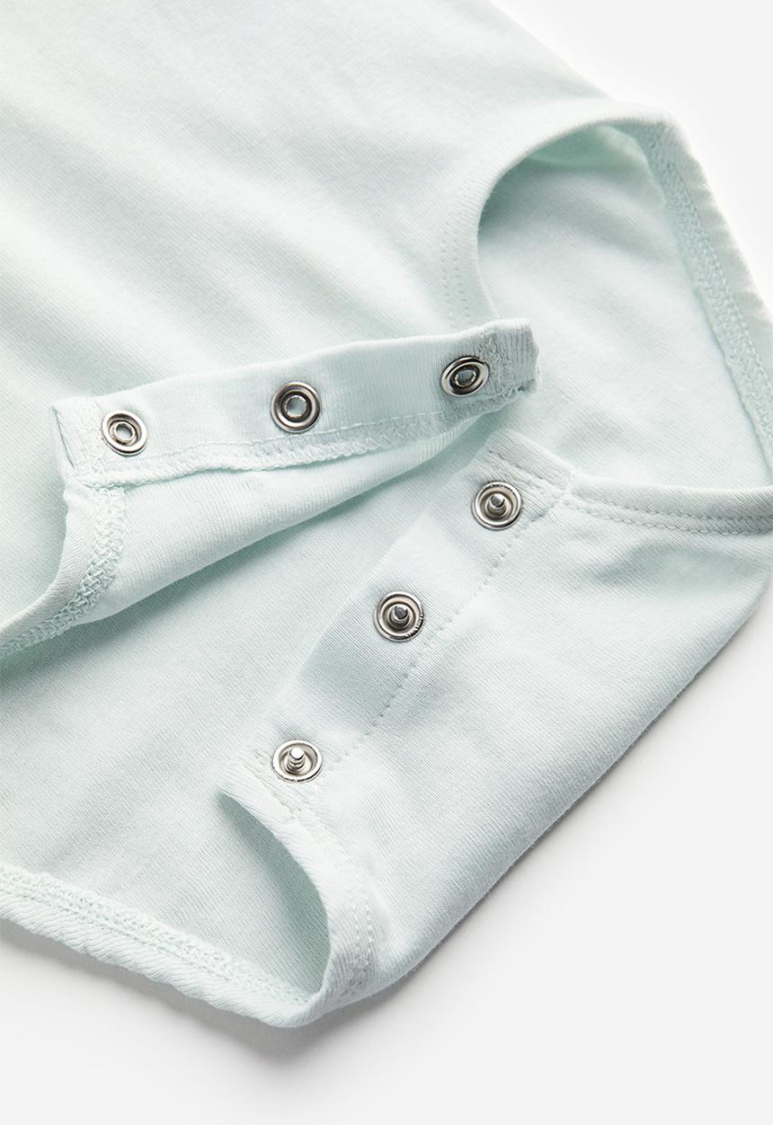 H&M - 2 Piece cotton set - mint green striped