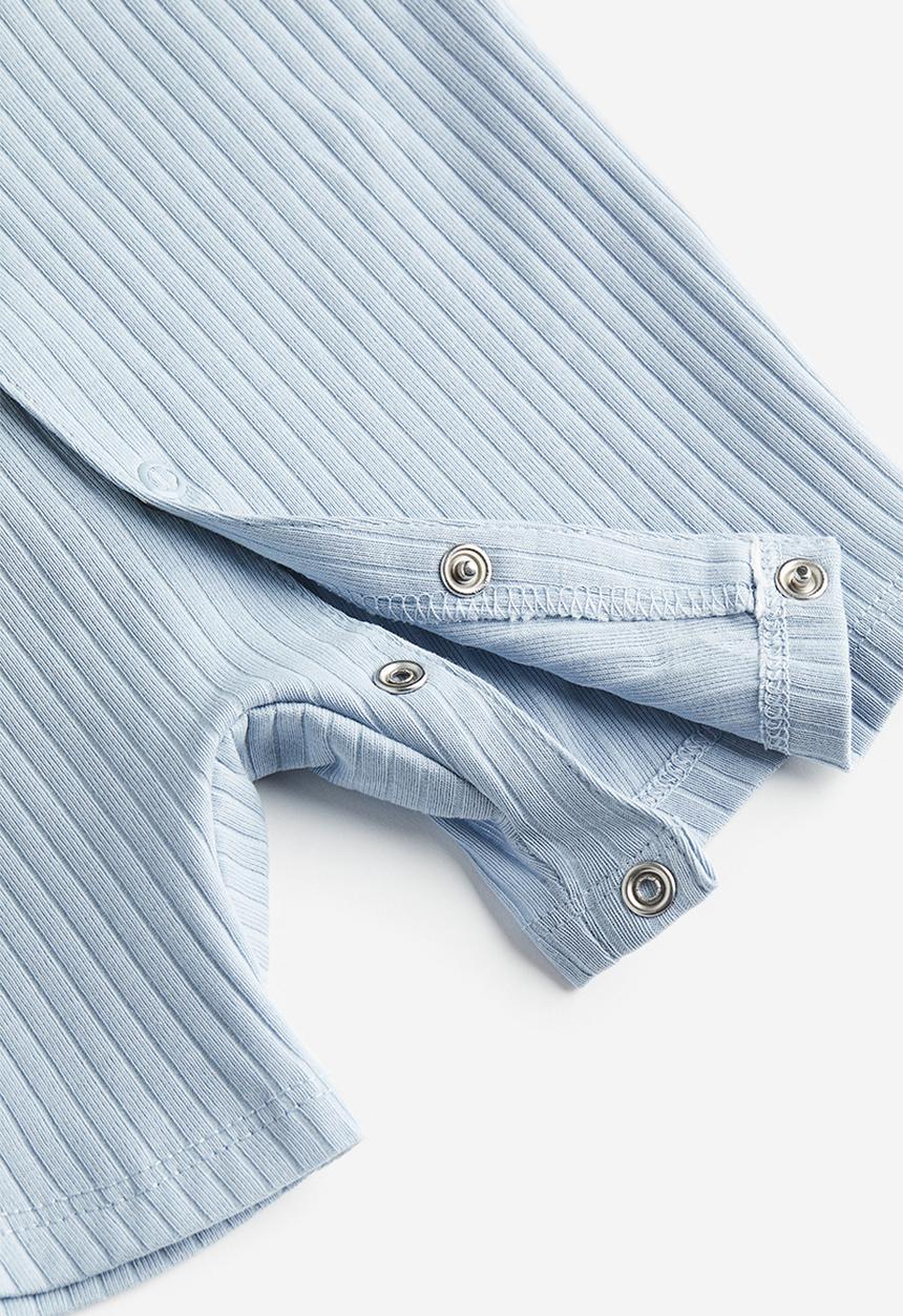 H&M - 2-Pack cotton pyjamas - light blue cars