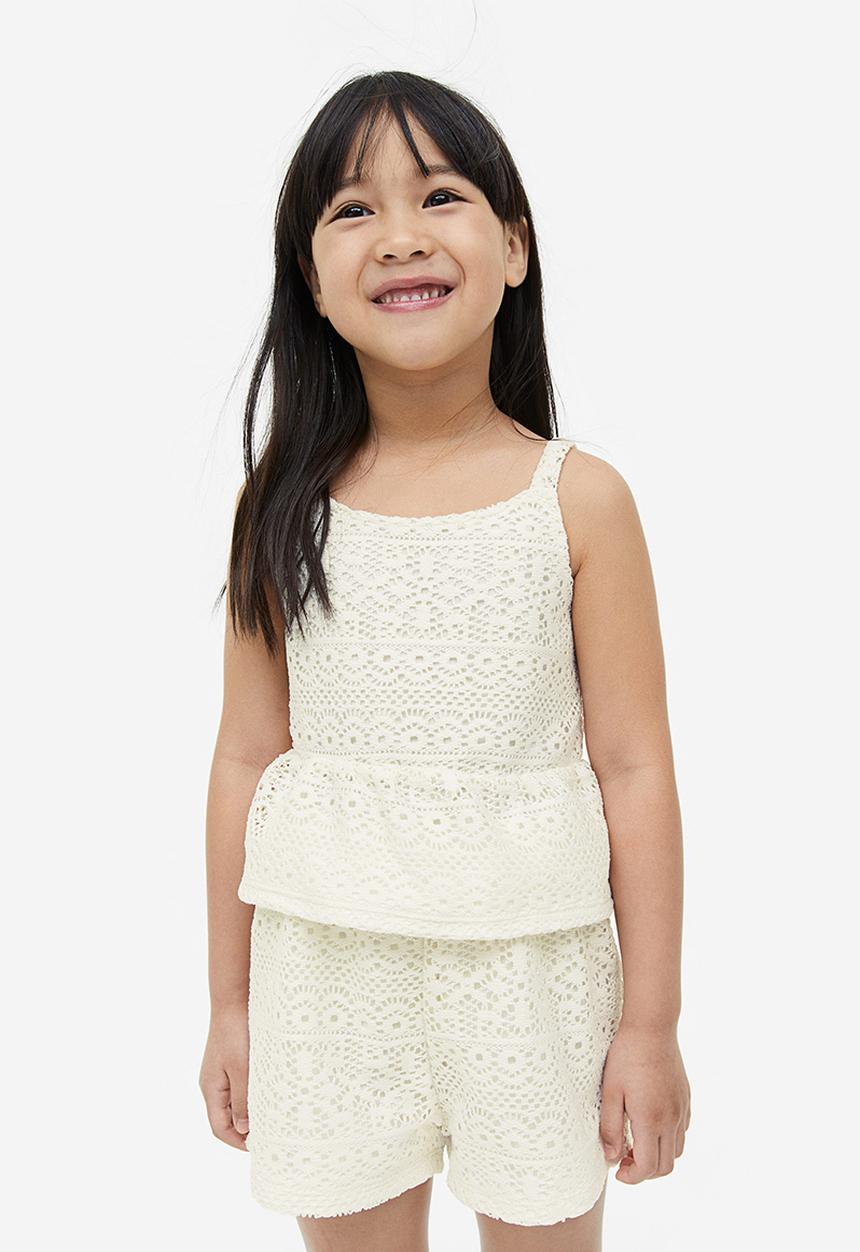 H&M - 2-Piece lace set - white