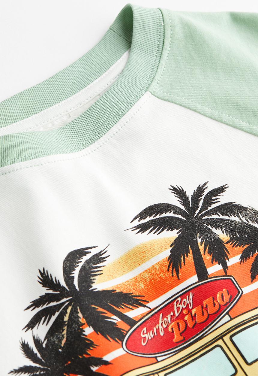 H&M - Printed cotton t-shirt - white stranger things