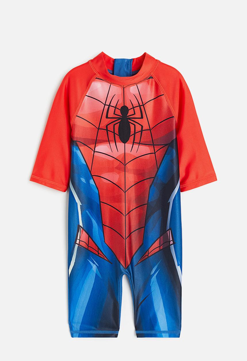 H&M - Upf 50 swimsuit - red spider-man