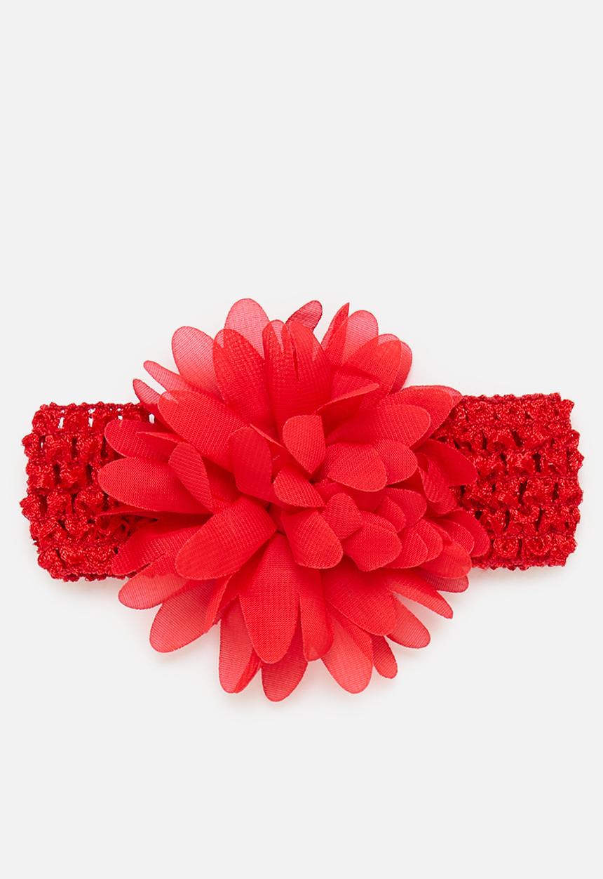 Pop Candy - Flower headband - red