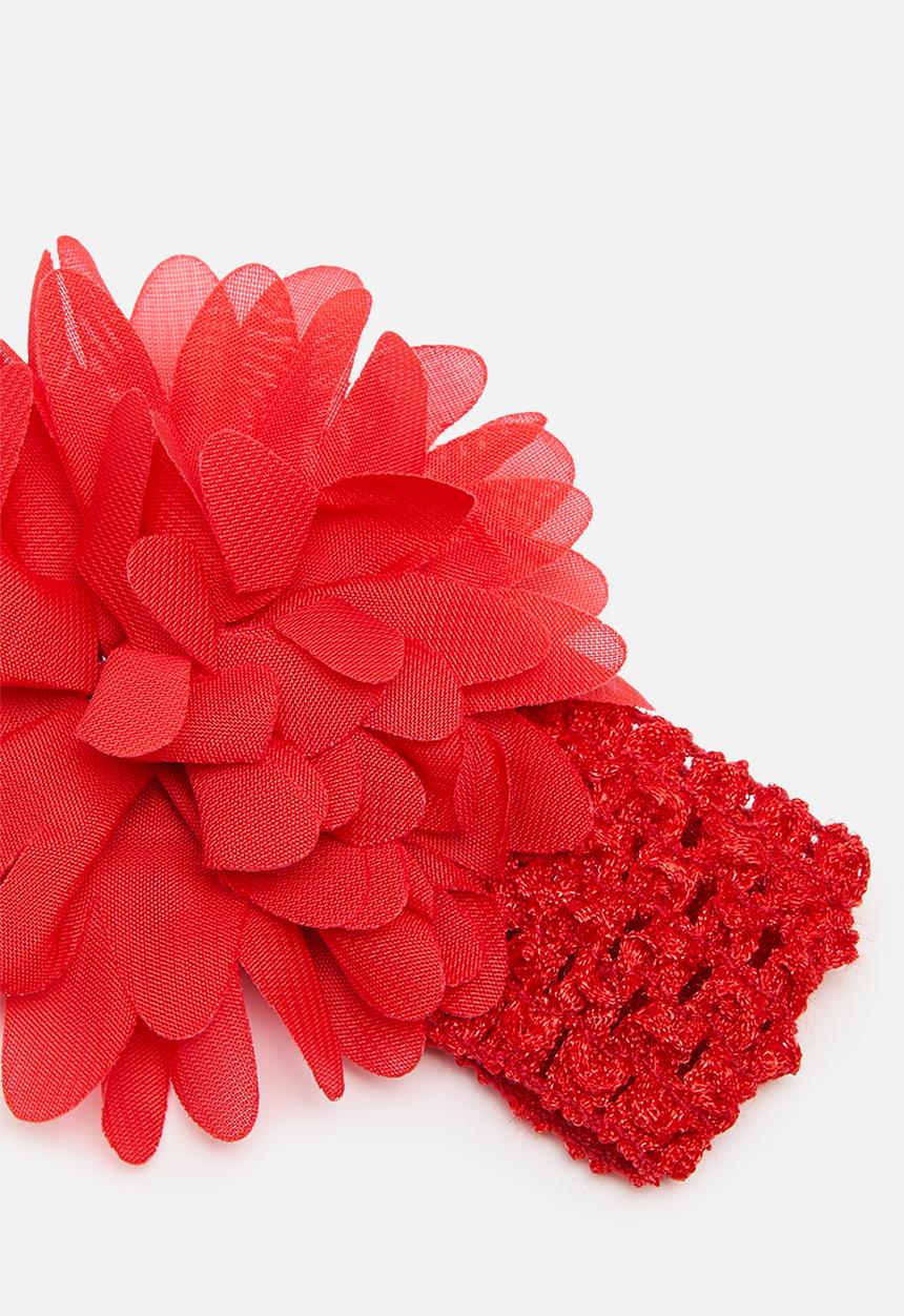 Pop Candy - Flower headband - red