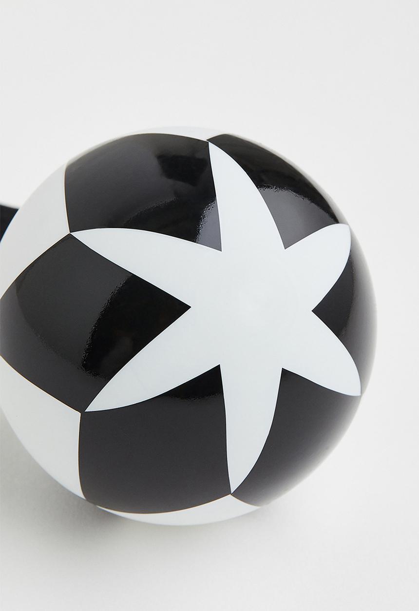 H&M - Chequered christmas decoration - white checked 