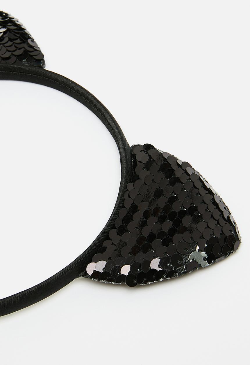 Pop Candy - Sequined headband - black