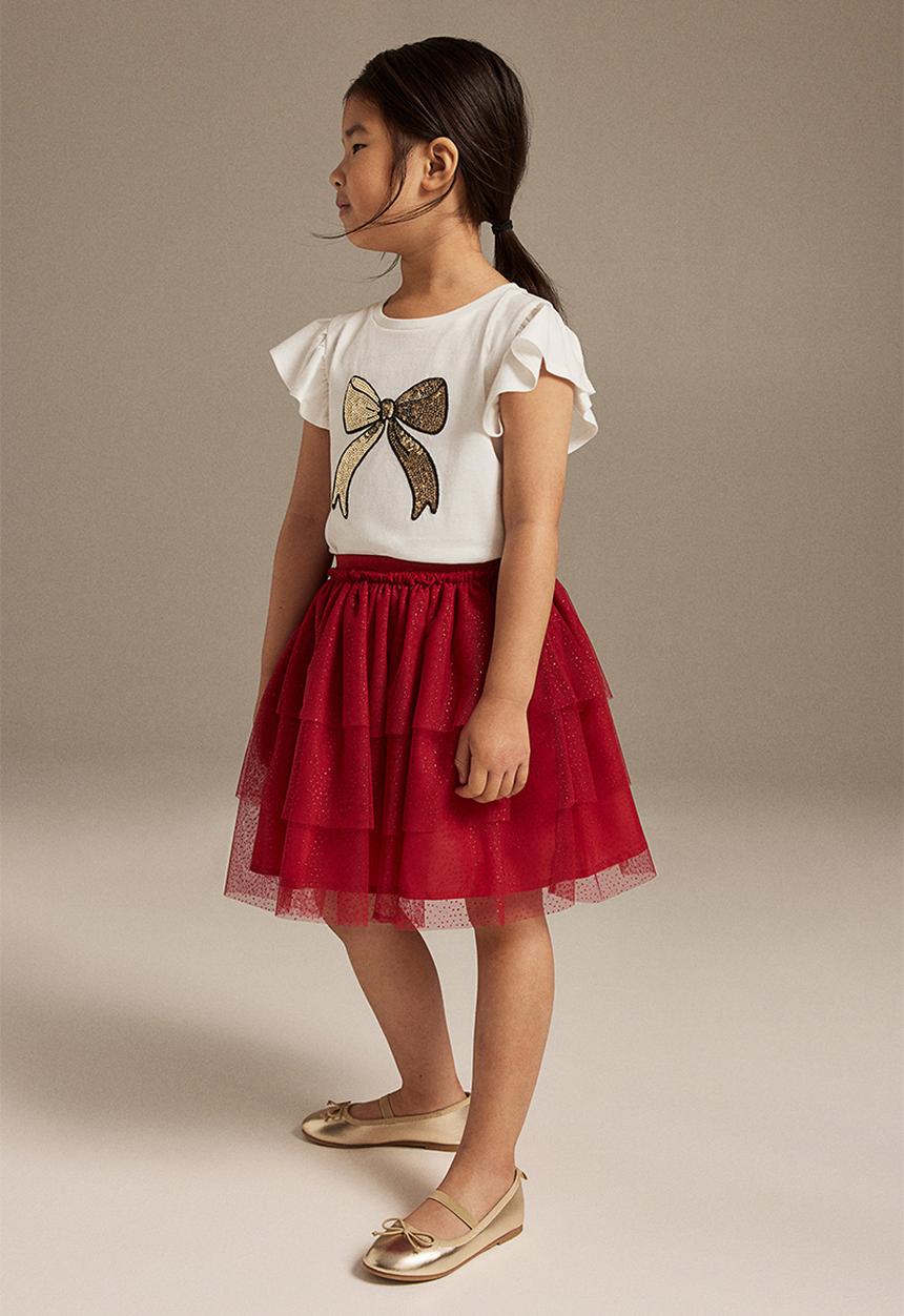 H&M - 2 Piece set - white & red 