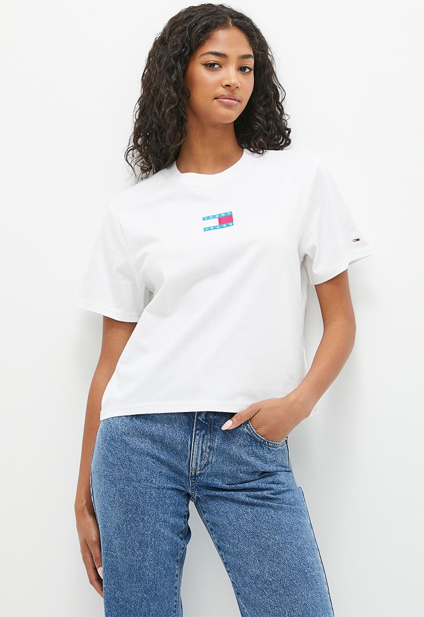 Tommy Hilfiger - Tjw cls pop badge tee - white