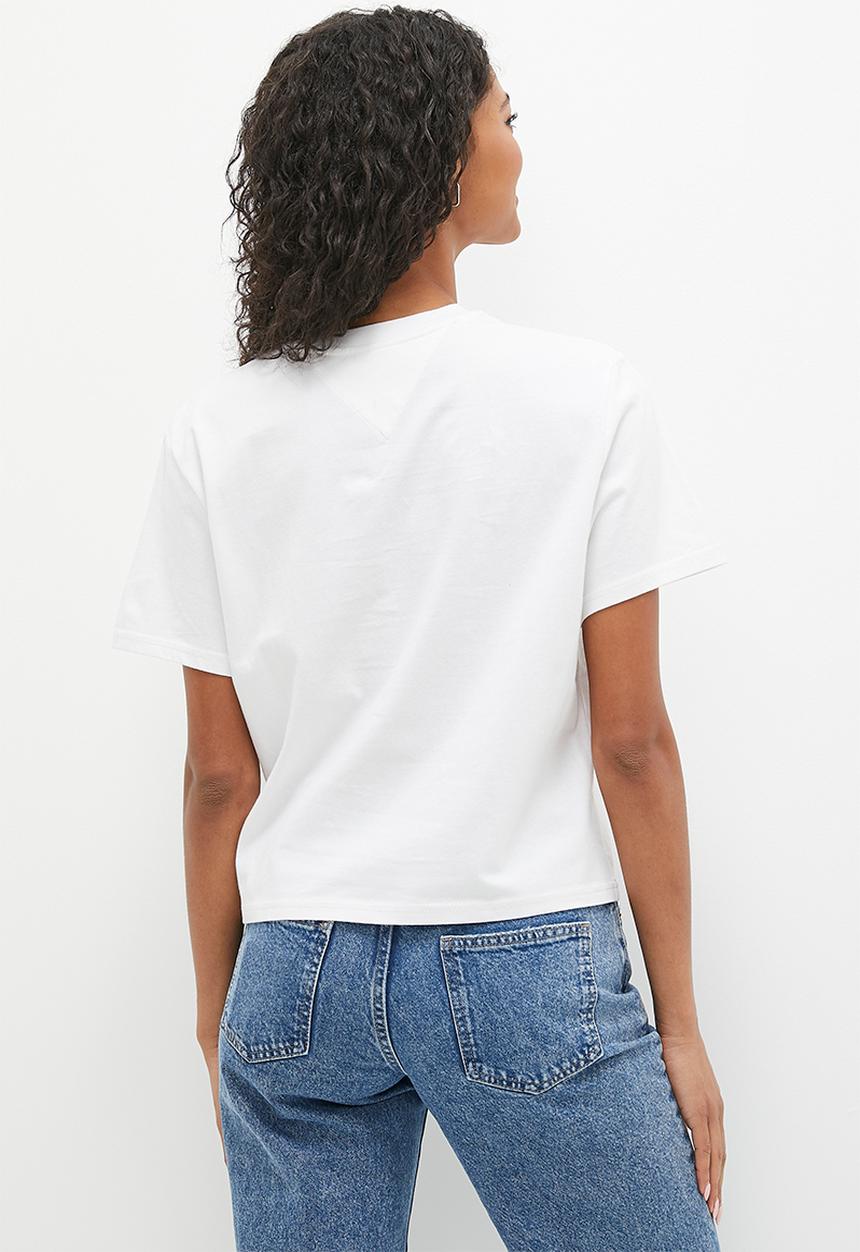 Tommy Hilfiger - Tjw cls pop badge tee - white