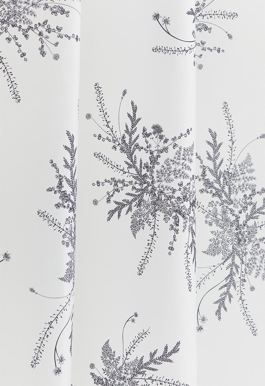 H&M - Printed shower curtain - white floral