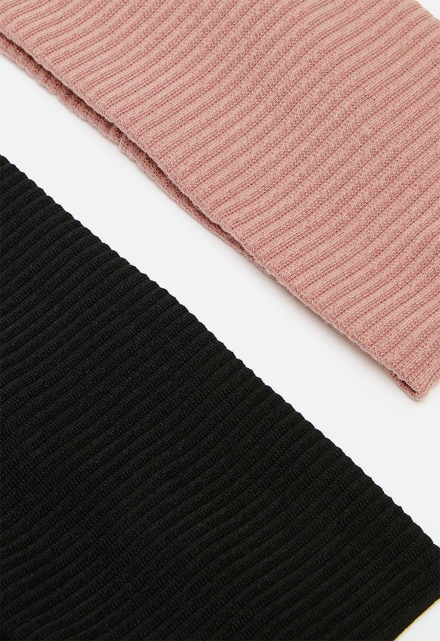 Pop Candy - Hair bands - pink & black 