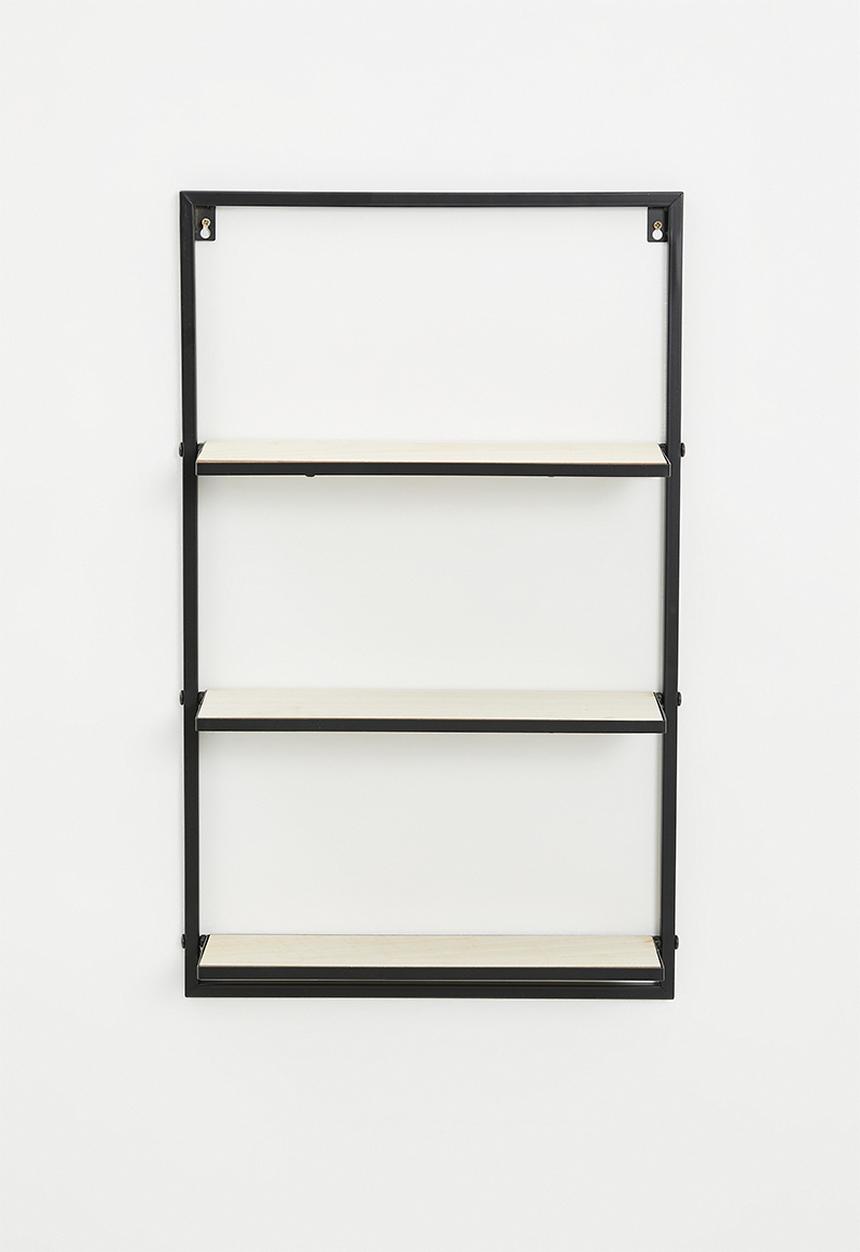 H&S - Hannah wall shelf - natural & black