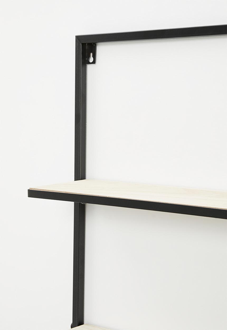 H&S - Hannah wall shelf - natural & black
