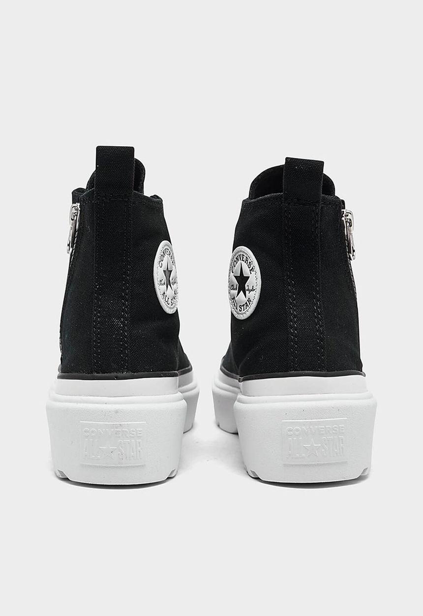 Converse - Chuck taylor all star lugged lift hi - black/black/white