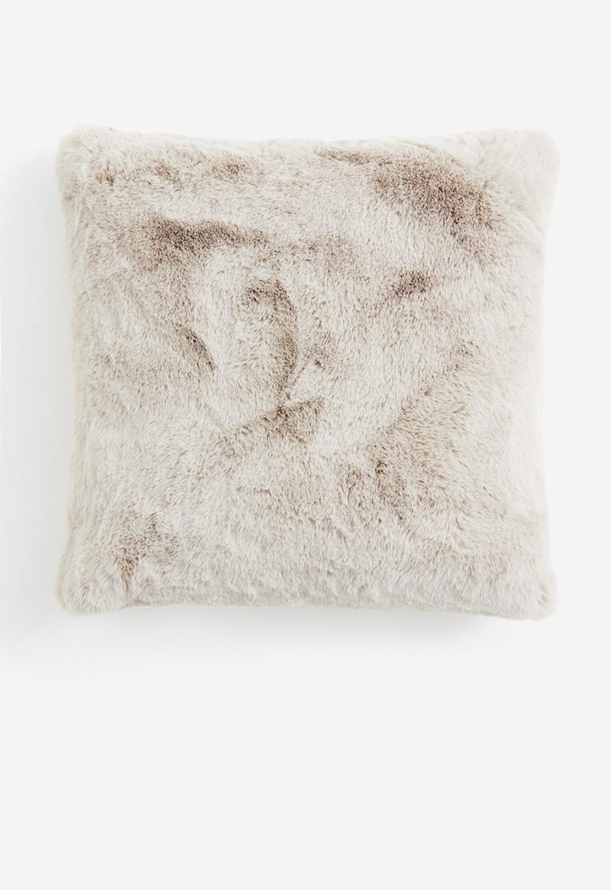 H&M - Fluffy cushion cover - light beige 