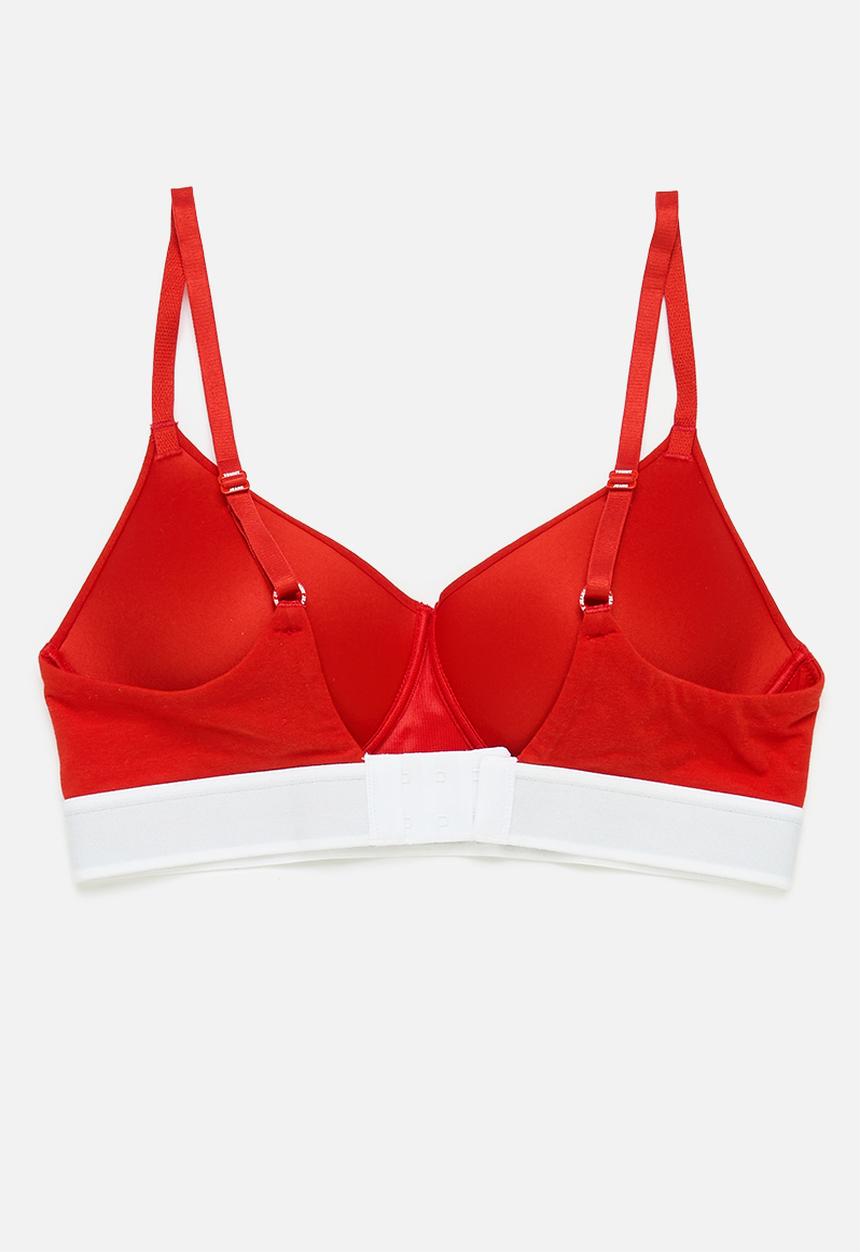 Tommy Hilfiger - Bralette lift - deep crimson