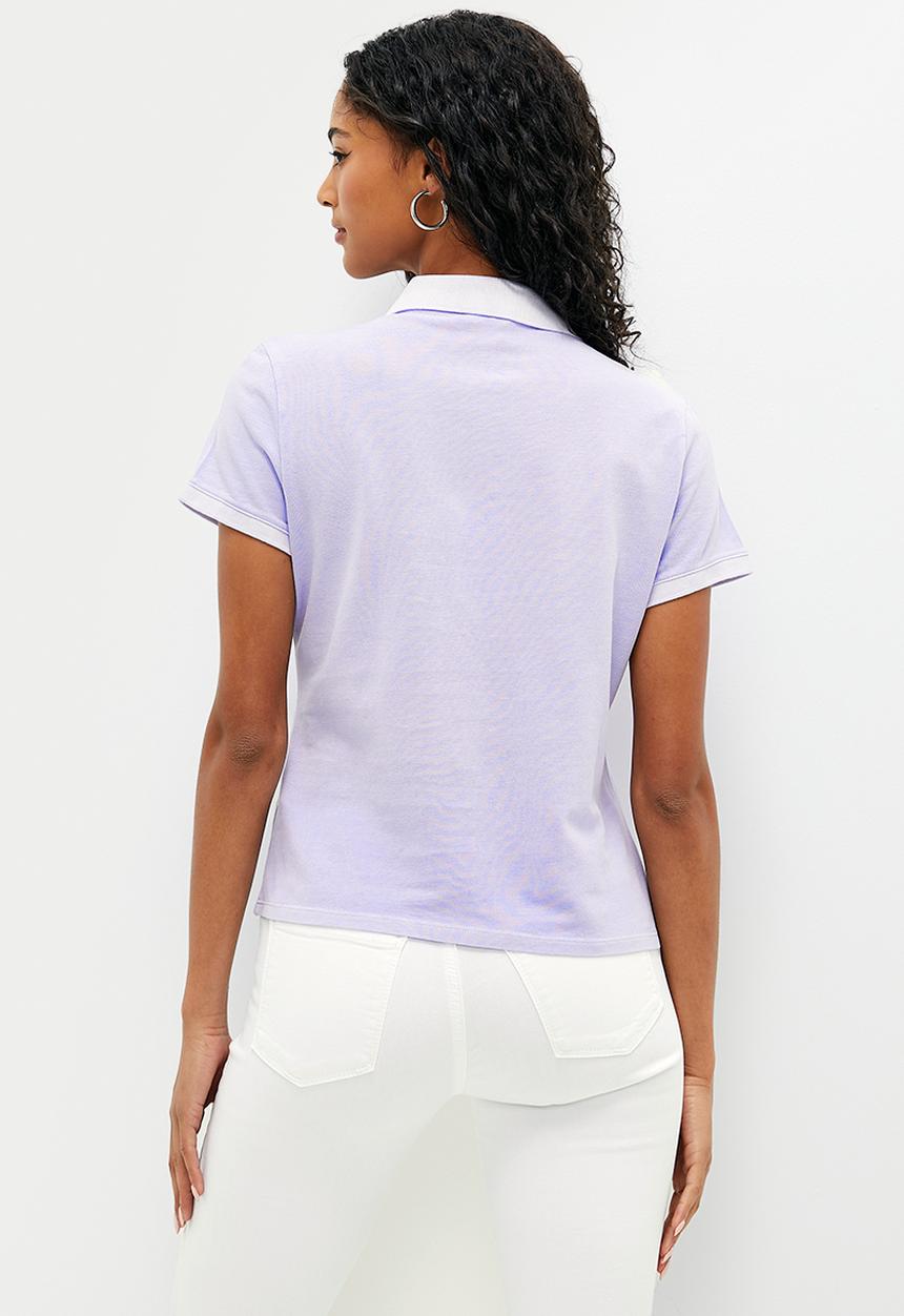 GUESS - Lds es guess logo pigue polo - blue 