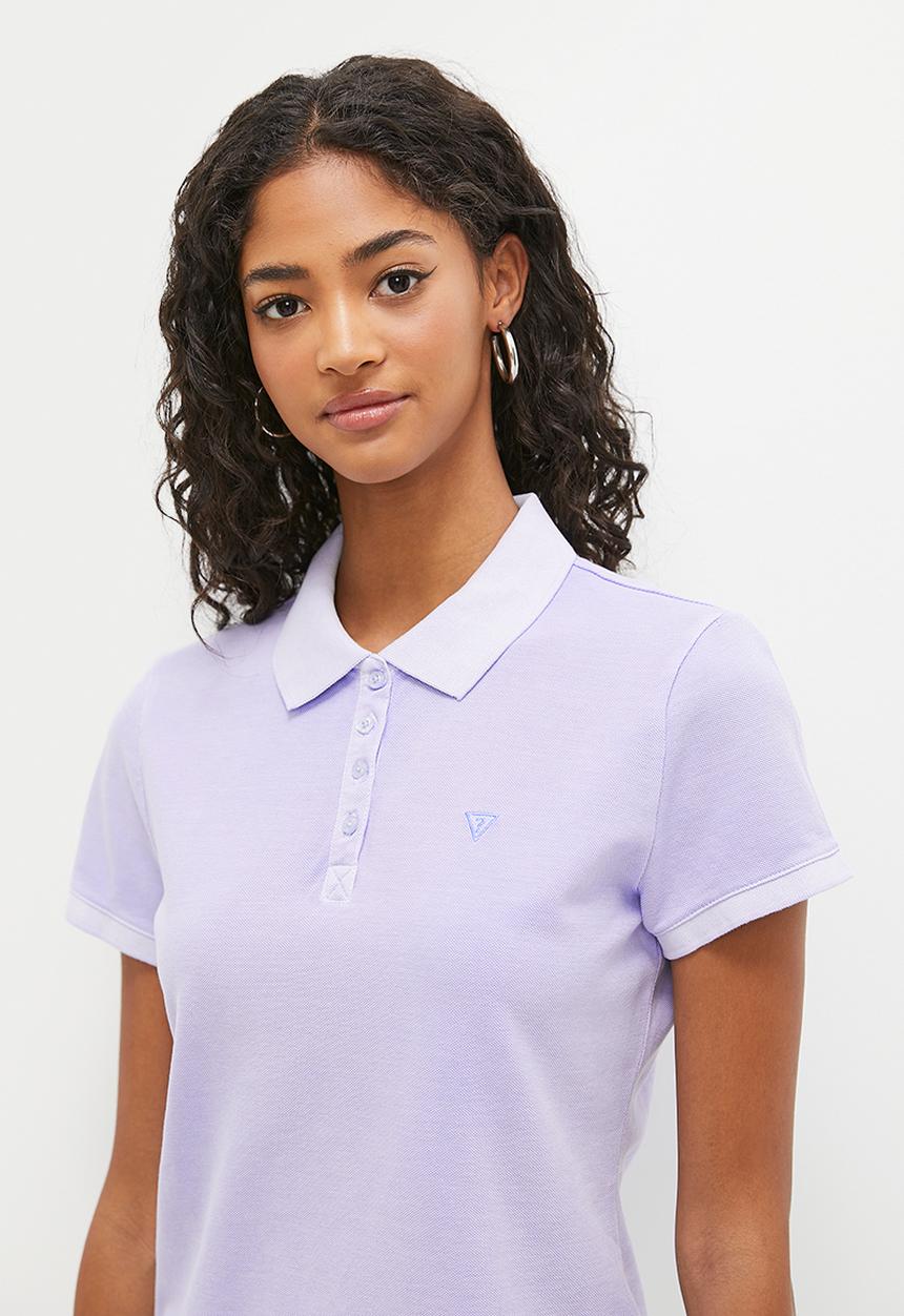 GUESS - Lds es guess logo pigue polo - blue 