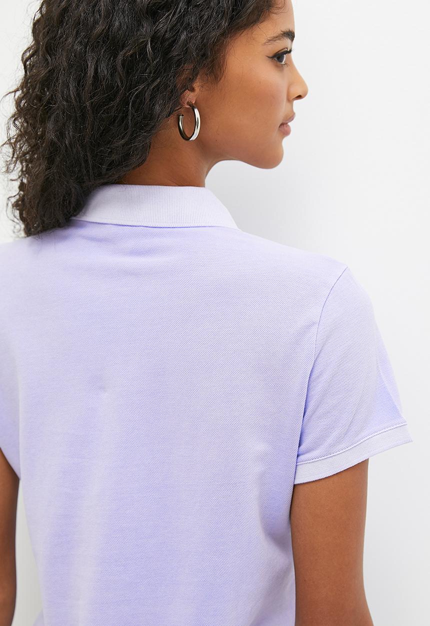 GUESS - Lds es guess logo pigue polo - blue 
