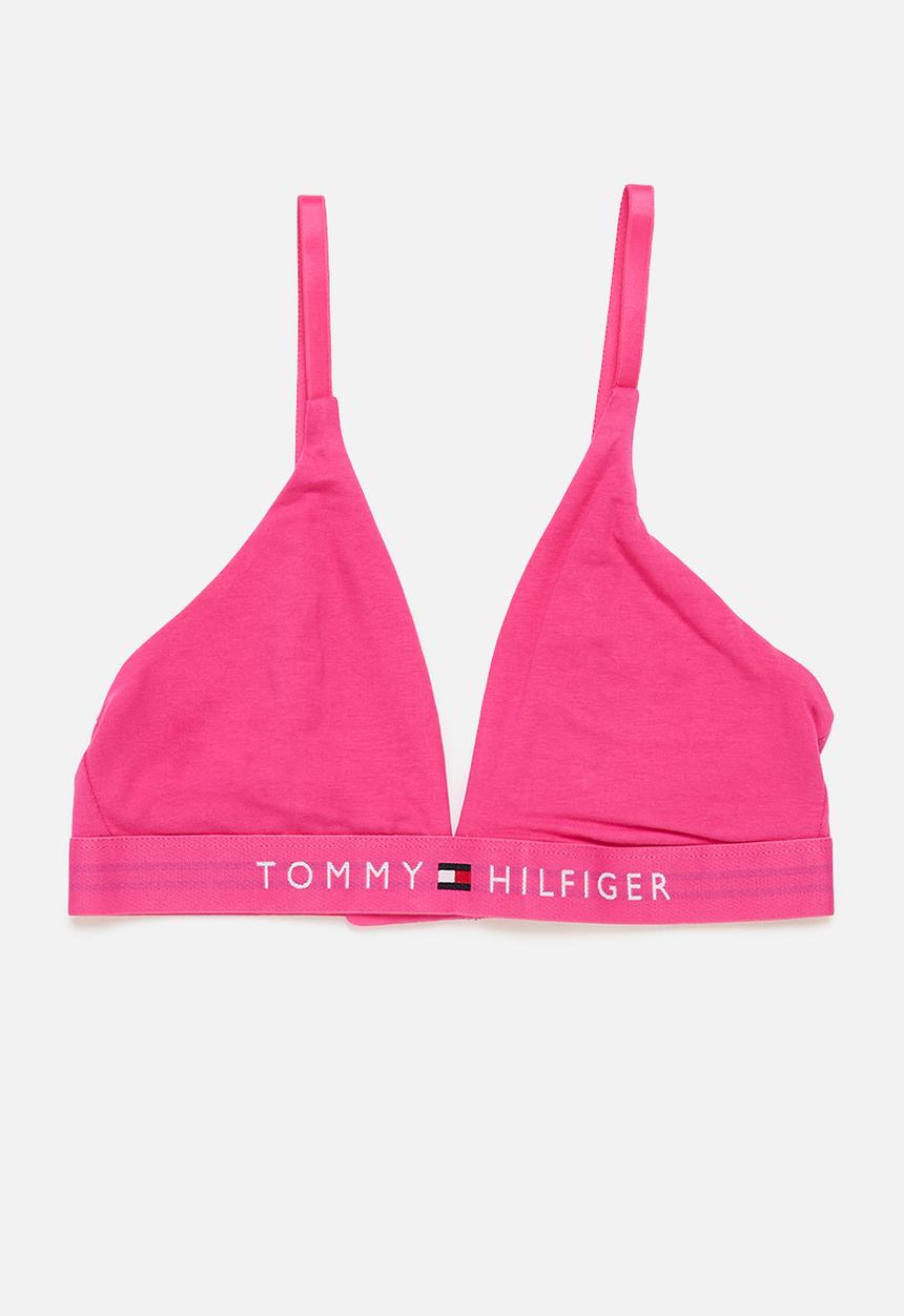 Tommy Hilfiger - THU Unlined triangle bra - hot magenta