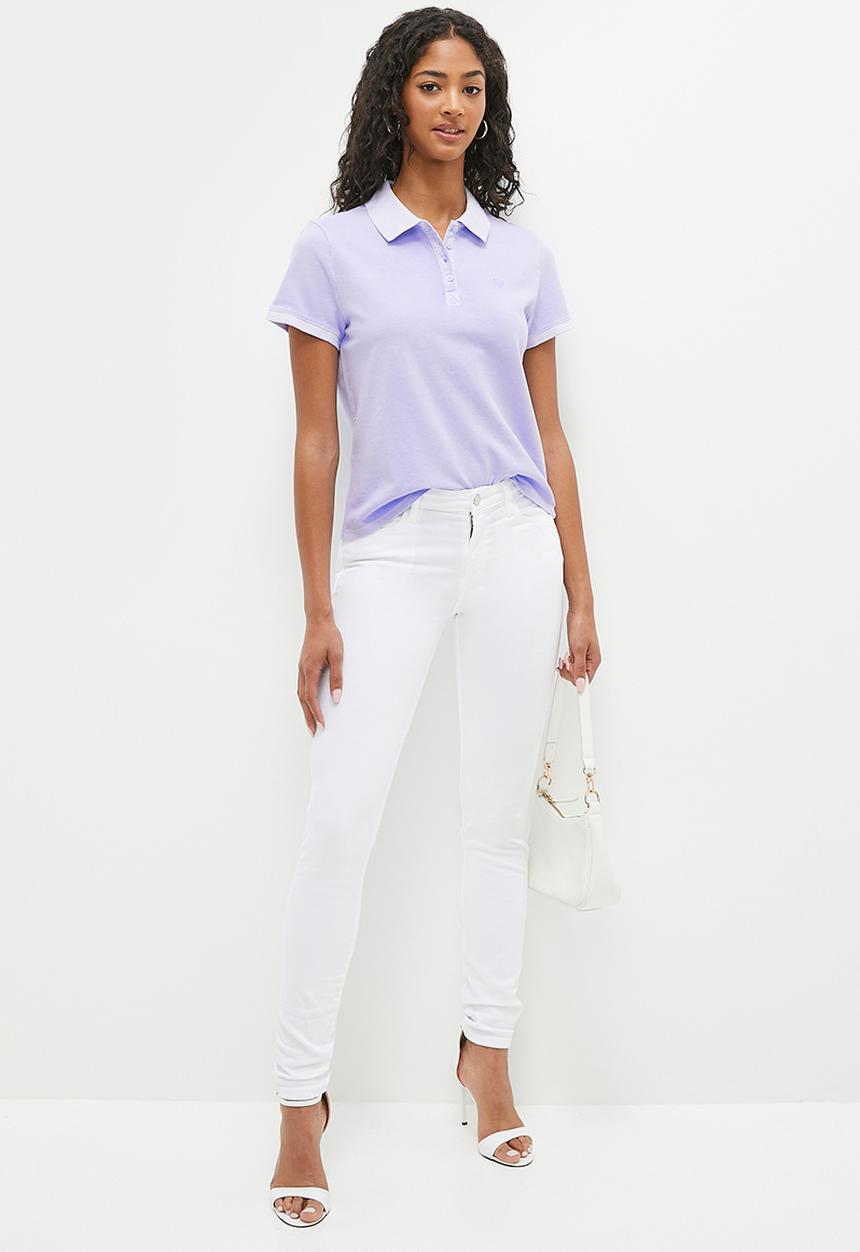 GUESS - Sexy curve mid rise - white wash 