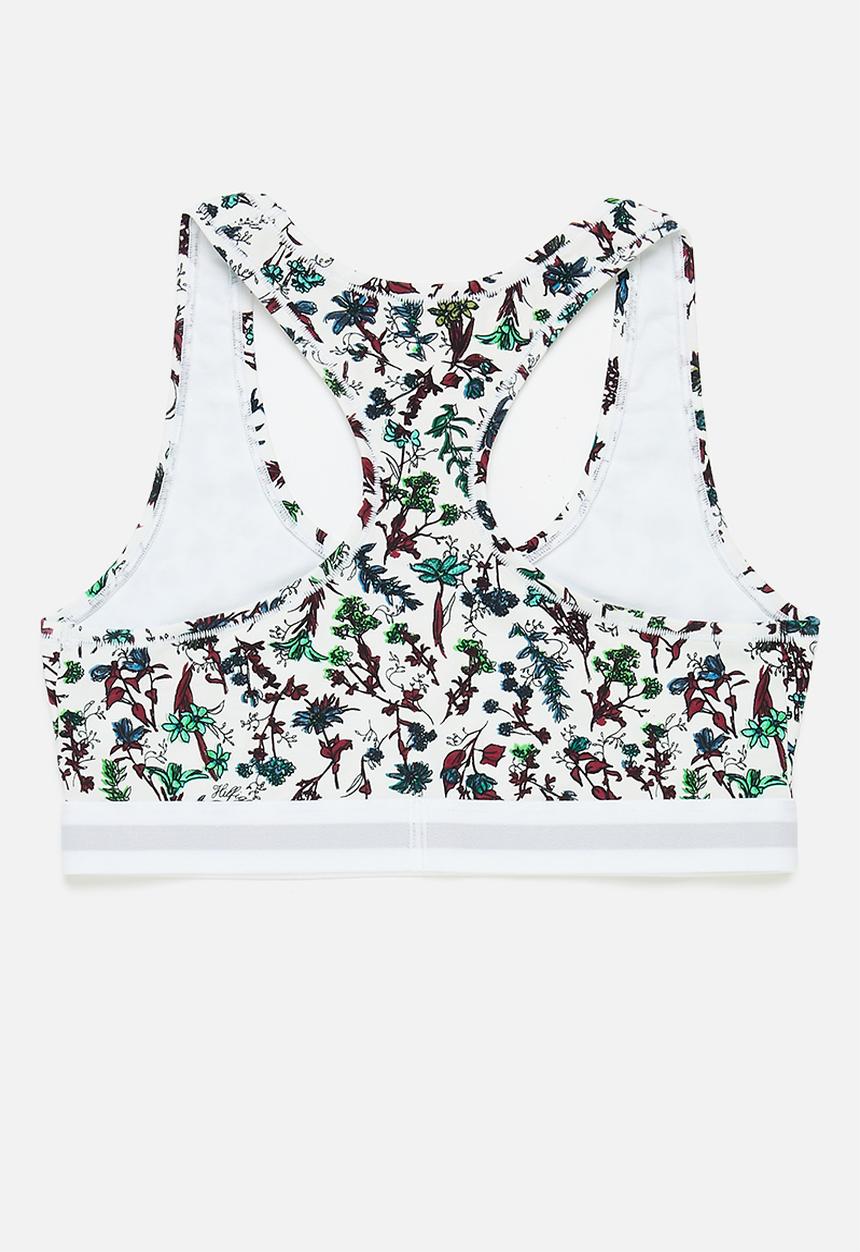 Tommy Hilfiger - Unlined bralette print - floral white
