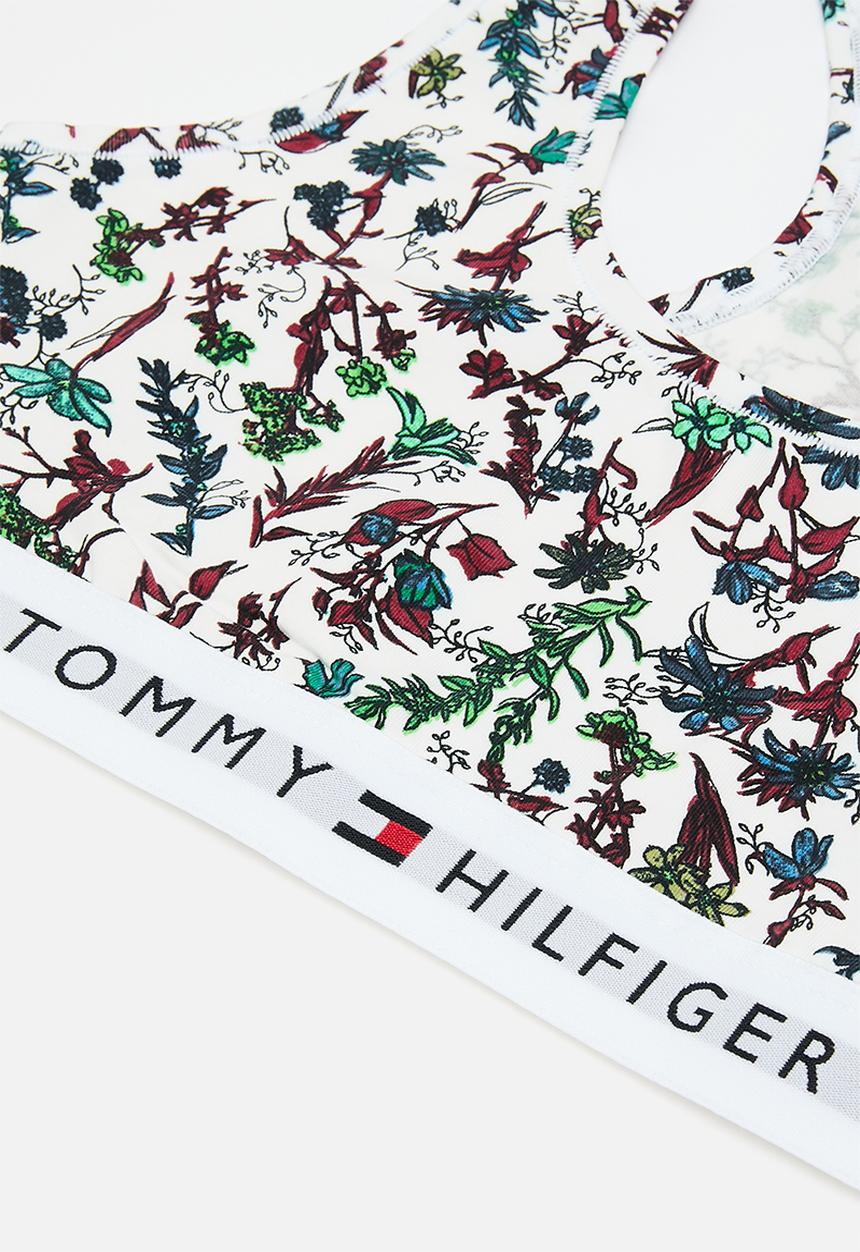 Tommy Hilfiger - Unlined bralette print - floral white