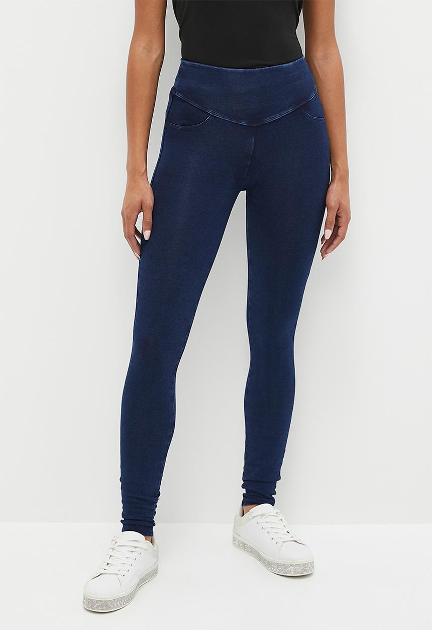 SISSY BOY - Peaches:Sculpt Knit Shaper Jegging - Indigo