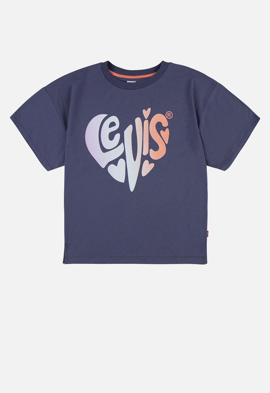 Levi’s® - Lvg heart levis oversized tee - crown blue