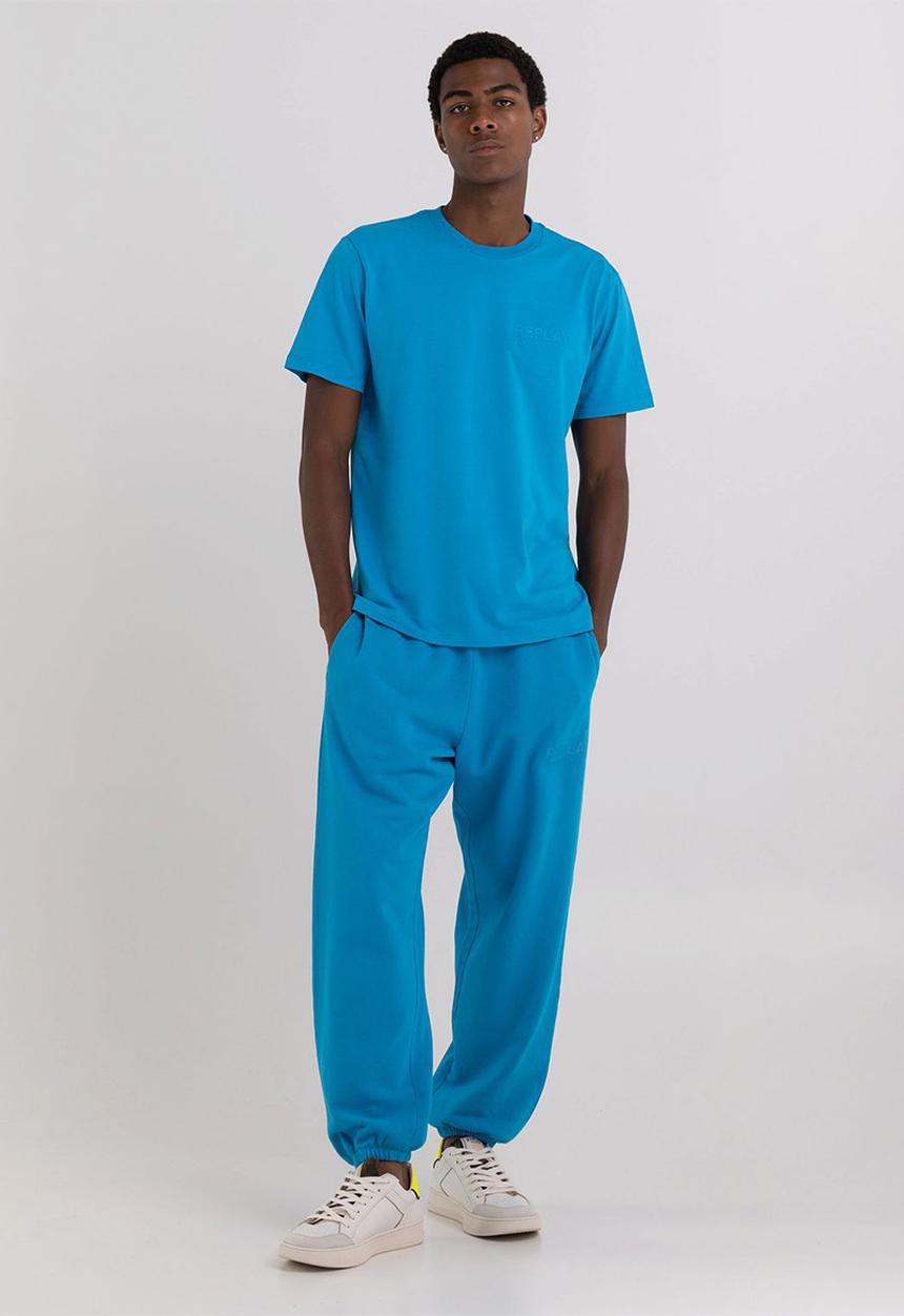 Replay - Piece dyed organic cotton jersey - neon sky