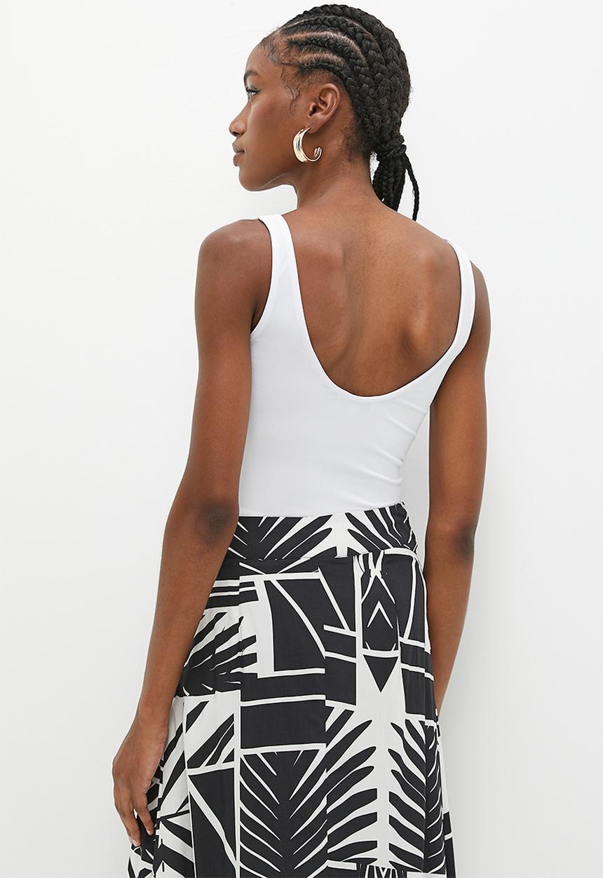 Superbalist - Scoop neck vest - white