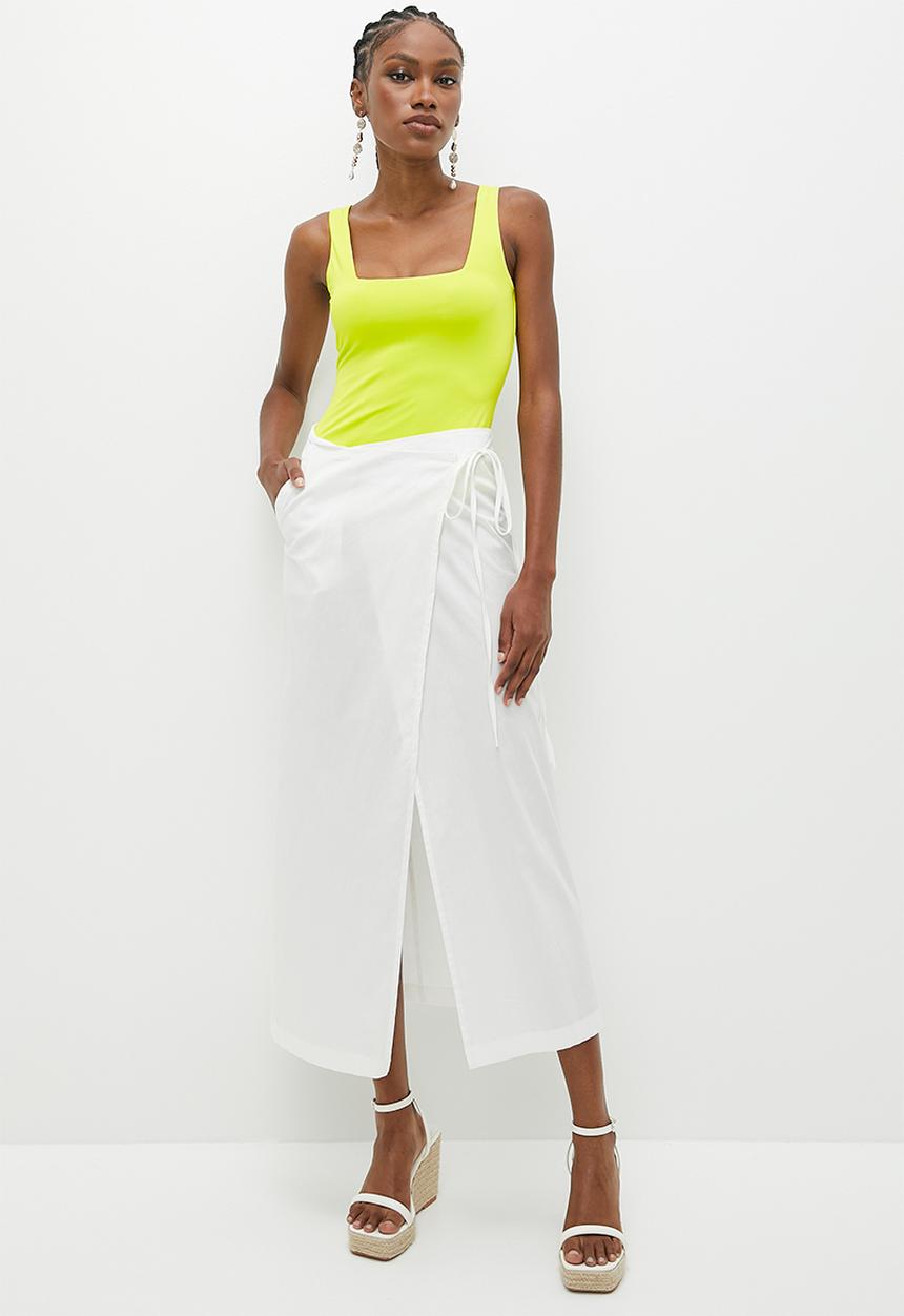 Superbalist - Square neck bodysuit - lime