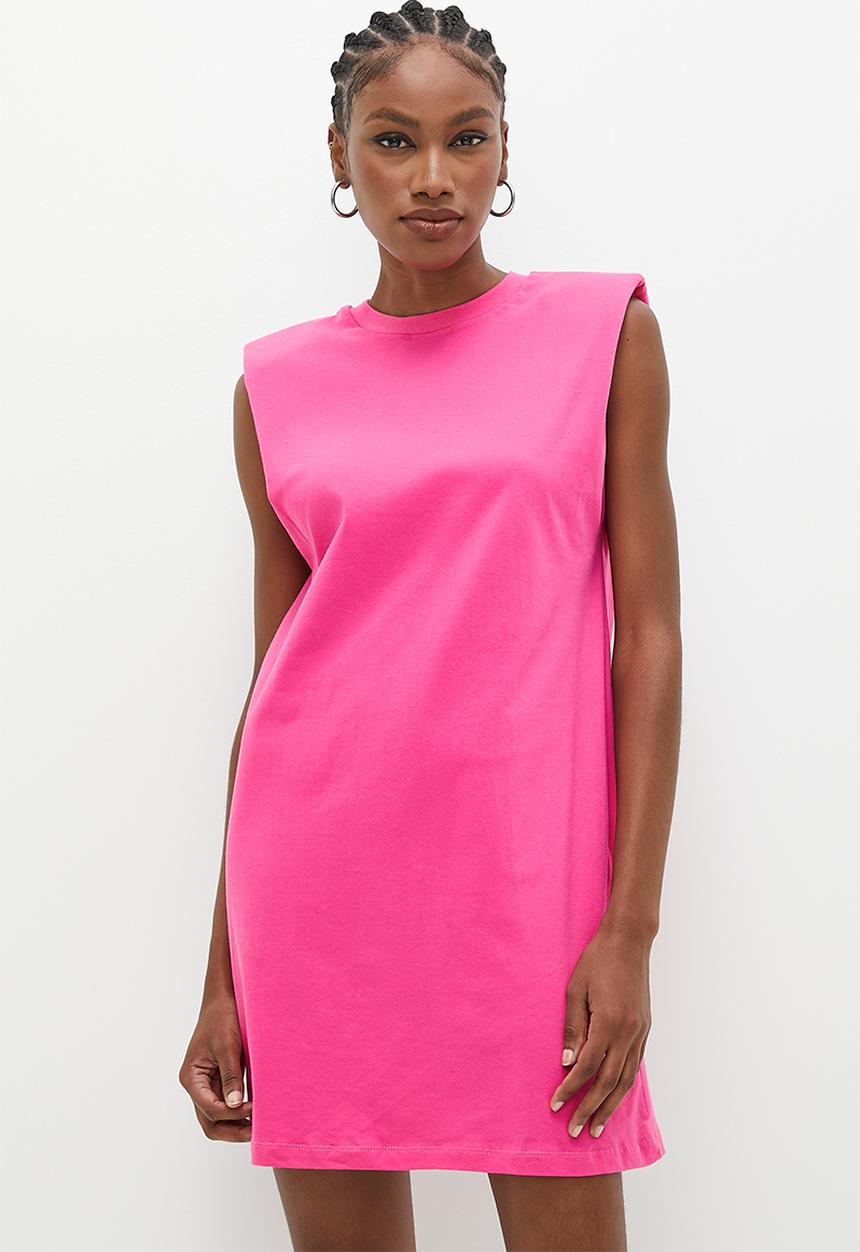 Superbalist - Shoulder detail dress - pink