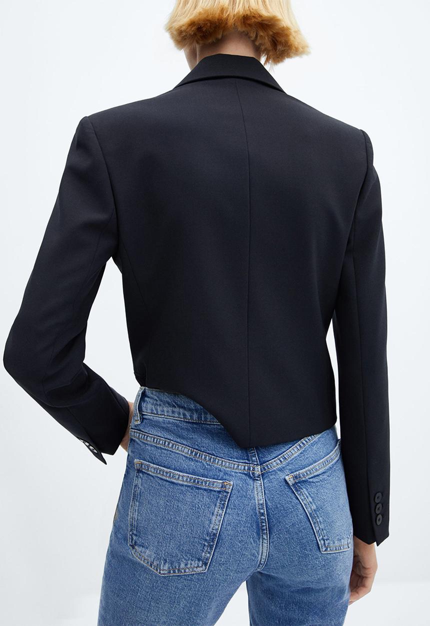 MANGO - Jeans newmom - open blue