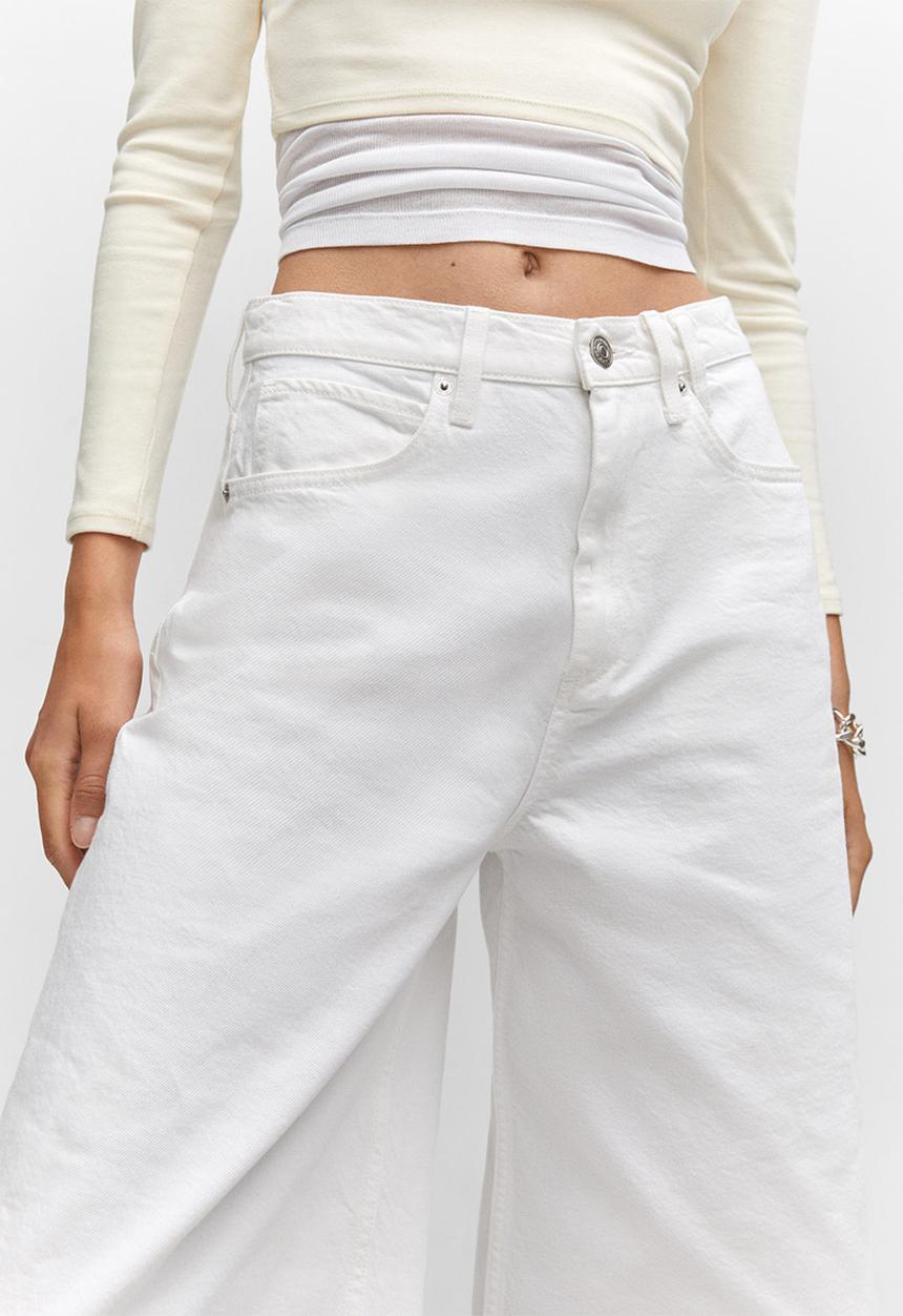 MANGO - Bermuda shorts clair - white