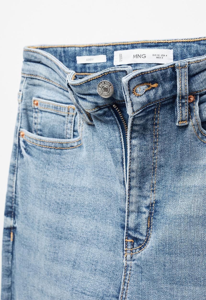 MANGO - Jeans abby - open blue