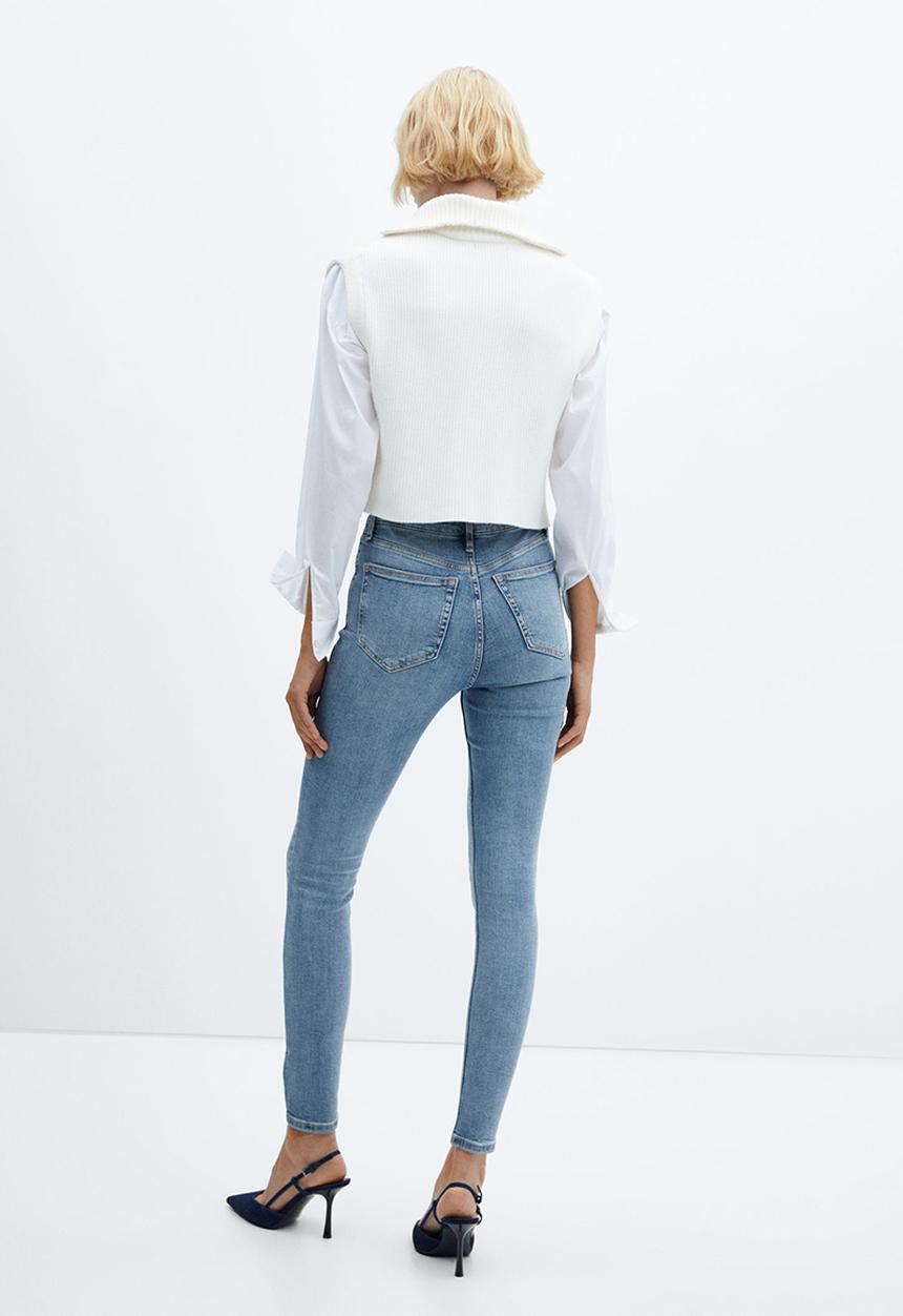 MANGO - Jeans abby - open blue