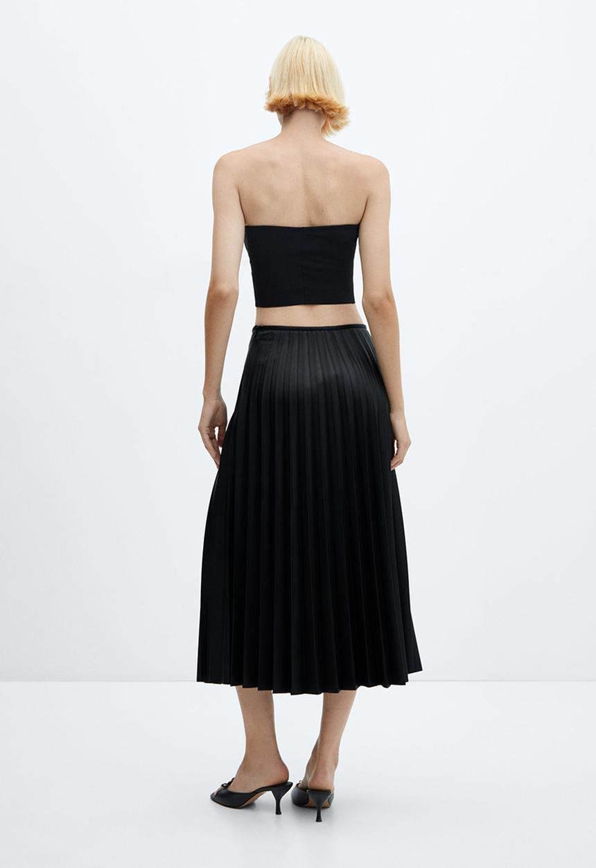 MANGO - Skirt long - black