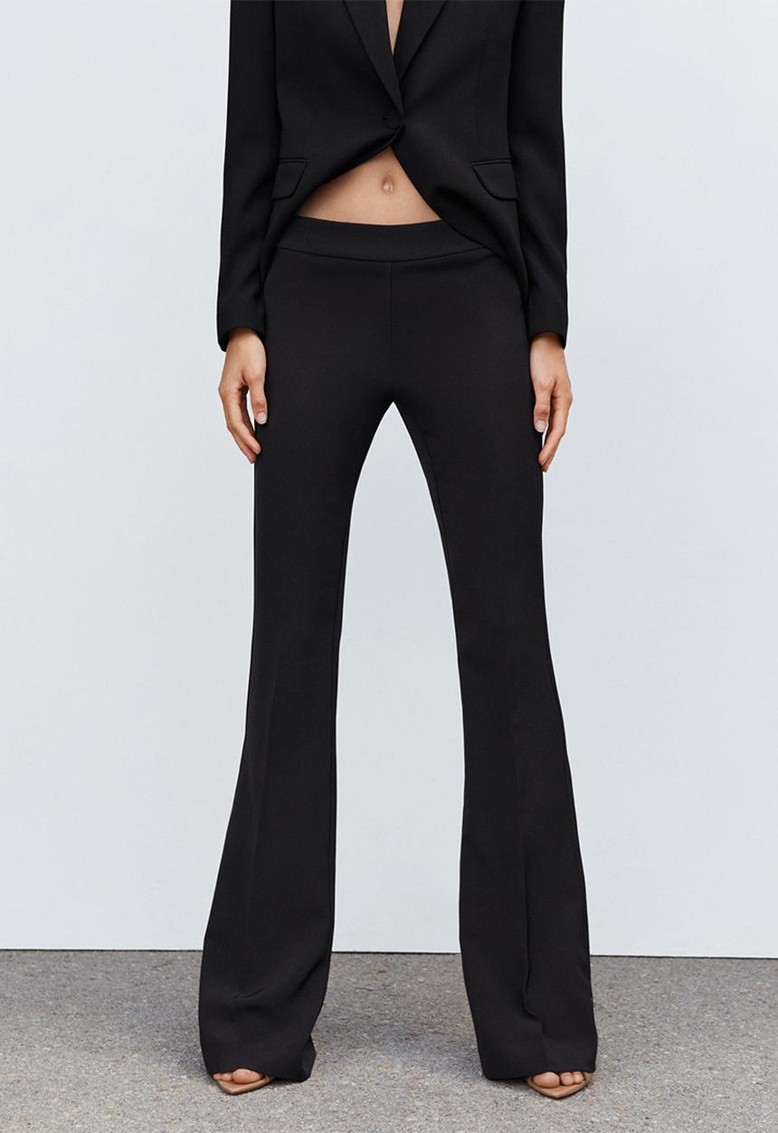 MANGO - Trousers teresa - black