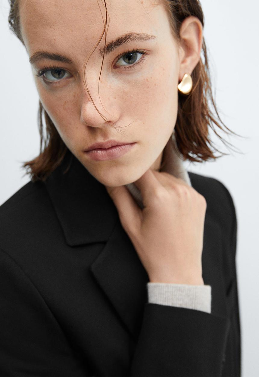 MANGO - Blazer boreal - black