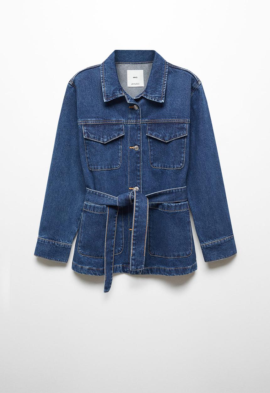 MANGO - Plus jacket susan - open blue