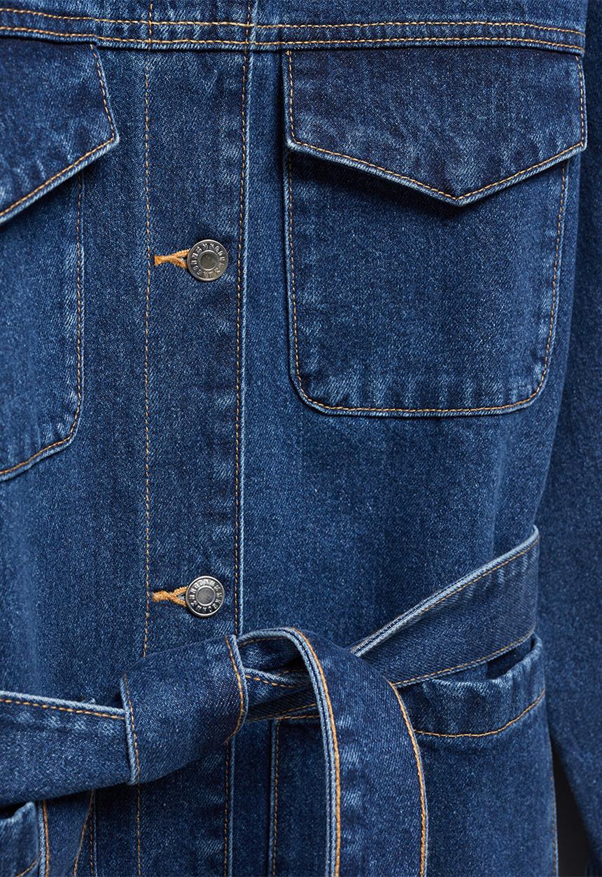 MANGO - Plus jacket susan - open blue